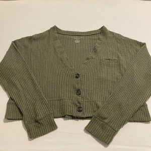 American Eagle Oversized Crop Sweater